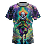 Camisa Camiseta Palhaços Terror Fantasia Arte Coloridos 0213