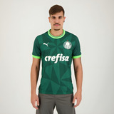 Camisa Camiseta Palmeiras Crefisa Masculina Puma Original