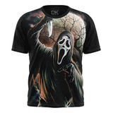 Camisa Camiseta Panico Filme Terror Halloween Fantasia Top