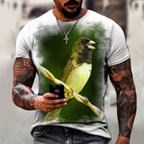 Camisa Camiseta Pássaro Ave Papa Capim Tui Tui Voar