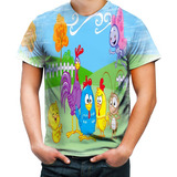 Camisa Camiseta Personalizada Desenho Galinha Pintadinha 01