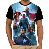 Camisa Camiseta Personalizada Os Vingadores Envio Hoje 02