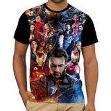 Camisa Camiseta Personalizada Os Vingadores Envio Hoje 05