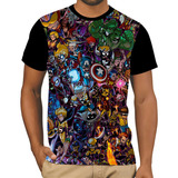 Camisa Camiseta Personalizada Os Vingadores Envio Hoje 06