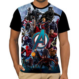 Camisa Camiseta Personalizada Os Vingadores Envio Hoje 09