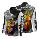 Camisa Camiseta Pescador Fishing Personalizada Com Nome