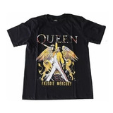 Camisa Camiseta Queen Banda De Rock Freddy Mercury Hcd493