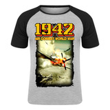 Camisa Camiseta Segunda Guerra Avião Caça Adulto Infantil