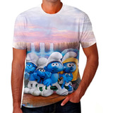 Camisa Camiseta Smurf Desenho Filme Envio