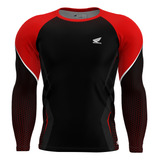 Camisa Camiseta Térmica Honda Rash Compressão Segunda Pele