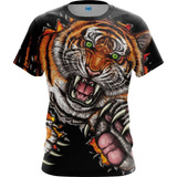 Camisa Camiseta Tigre Arte