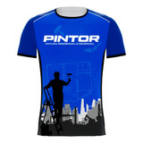 Camisa Camiseta Uniforme Pintor Pintura Profissional Cores