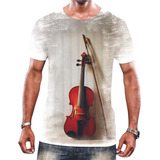 Camisa Camiseta Unissex Violino