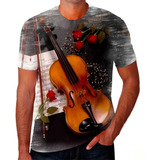 Camisa Camiseta Violino Instrumento
