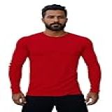 Camisa Camisetas Manga Longa Térmica Masculina Segunda Pele Proteção Uv GG Vermelho 