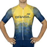 Camisa Ciclismo Asw Oficial Seleção Brasileira Cbc Masculina