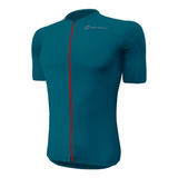 Camisa Ciclismo Barbedo Vanguard Trabzon Azul Petróleo