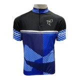 Camisa Ciclismo Bike Masculino River Azul