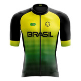 Camisa Ciclismo Brasil Blusa Camiseta Bike