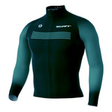 Camisa Ciclismo Ert New Elite Forest Manga Longa Mtb Verde