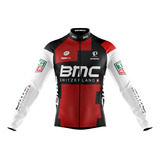 Camisa Ciclismo Manga Longa Bmc Bike Ziper Total Dry Fit Mtb