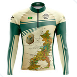 Camisa Ciclismo Roupa De Ciclismo Manga Longa Estrada Real