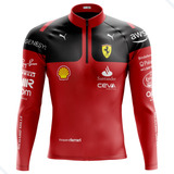 Camisa Ciclismo Roupa De Ciclismo Manga Longa Ferrari Uv 50 