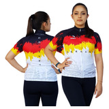 Camisa Ciclismo Sódbike Feminina Nações Alemanha