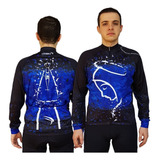 Camisa Ciclismo Sódbike Nsa Azul Flanelada