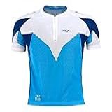 Camisa Ciclismo Ultra Bikes Max Dry Tam G Unissex Azul Branco