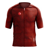 Camisa Ciclismo Unissex Premium 1vm Sódbike Fps50 Ziper Full