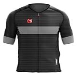 CAMISA CICLISMO UNISSEX PREMIUM PRM 2 PRETA SÓDBIKE ZIPER FULL G