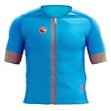 CAMISA CICLISMO UNISSEX PRÓ PR 2 TURQUESA SÓDBIKE ZIPER FULL XGG 