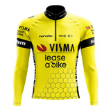 Camisa Ciclista Camiseta Ciclismo Manga Longa Jumbo Amarela