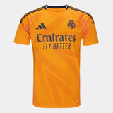 Camisa Clube adidas Real Madrid Ii 2024 25 Laranja Original