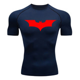 Camisa Compressao Batman Manga