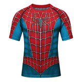 Camisa Compressão Homem Aranha Clássico Elastano