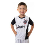 Camisa Corinthians Infantil Estampa Vai Corinthians