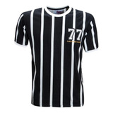 Camisa Corinthians Liga Retrô 1977 Listrada Original