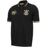 Camisa Corinthians Polo Ouro Plus Size
