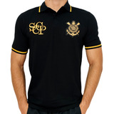 Camisa Corinthians Polo Retro Gold Masculina