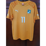 Camisa Costa Do Marfim Drogba Copa De 2014