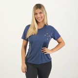 Camisa Cruzeiro Affix Feminina Azul Marinho