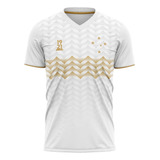 Camisa Cruzeiro Branca Riviera Gold Licenciada