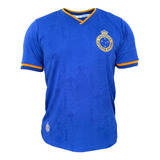 Camisa Cruzeiro Retro 2003 Tríplice Coroa Azul Licenciada