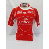 Camisa Dax Red Rugby França Conterbury Tecido Elástico