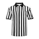 Camisa De árbitro Masculina Com Zíper Oficial De árbitro Camiseta De árbitro Para Uniforme De Futebol Feminino Halloween Zíper GG