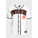 Camisa De Baseball Prison Orange Pb01w