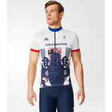 Camisa De Ciclismo adidas Uniforme Grã Bretanha Rio 2016