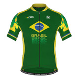 Camisa De Ciclismo Free Force Basic Brasil Collection Cbc